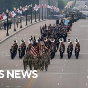 U.S. Army 250th anniversary parade beginning in Washington, D.C.