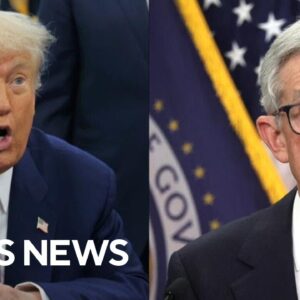 Trump continues to bash Fed Chair Jerome Powell, but says it's unlikely Powell will be fired