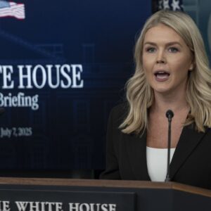 Watch Live: White House holds briefing amid calls to release Epstein files