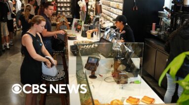 Consumers are feeling slightly more confident, new economic data shows