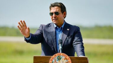 Florida Gov. Ron DeSantis says deportation flights from "Alligator Alcatraz" will go up