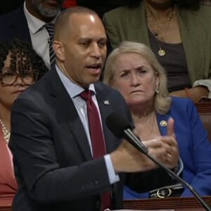 Latest news on Trump budget bill as Jeffries takes "magic minute" to stall House vote