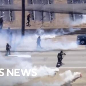 Worker who tried to escape federal agents in raid near Los Angeles dies