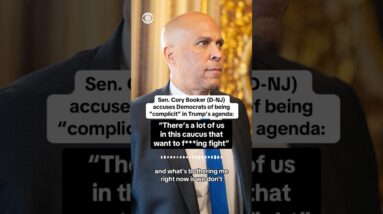 Sen. Cory Booker accuses Democrats of being complicit in Trump's agenda #shorts