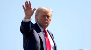 Trump tackles trade on Scotland trip