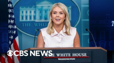 White House holds briefing as Trump's tariff deadline nears | full video