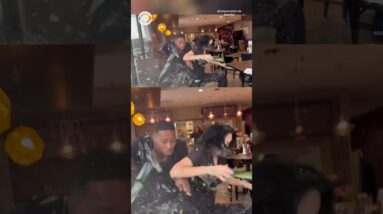 Driver plows through Houston restaurant while Nina Unrated, Patrick Blackwood filmed #shorts