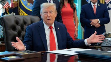 Trump says he wants "many more cases" like Intel deal where government takes stake in company