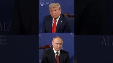 Trump, Putin decline to answer questions from reporters during Alaska summit #shorts