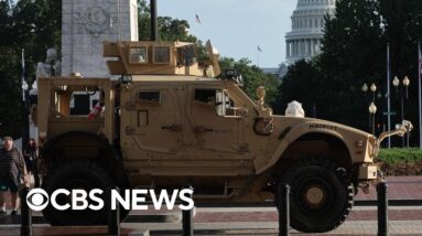 National Guard members in D.C. "may be armed" but won't be making arrests, White House says