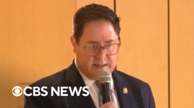Constituents confront Rep. Mike Flood over Trump budget law at heated town hall