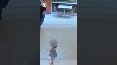 Surveillance video shows man allegedly attempting to abduct toddler in Virginia #shorts