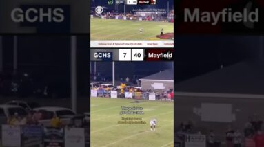 Kentucky high school football game erupts into chaos after shots ring out near field #shorts