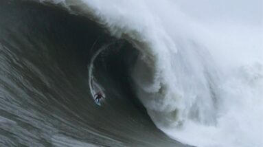 Meet the surfer chasing a world record at California's renowned big wave site