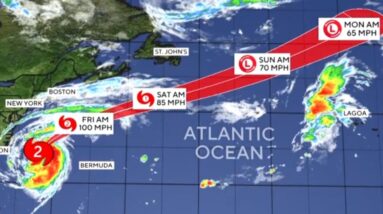 Hurricane Erin's massive winds reach East Coast