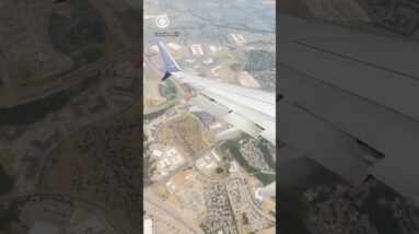 Delta Air Lines flight’s left wing flap seemingly detaches mid-air #shorts