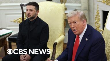 Trump and Zelenskyy meet in Oval Office, speak to reporters | Special Report