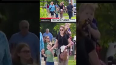 Children, parents seen leaving scene of mass shooting at Minneapolis Catholic school #shorts