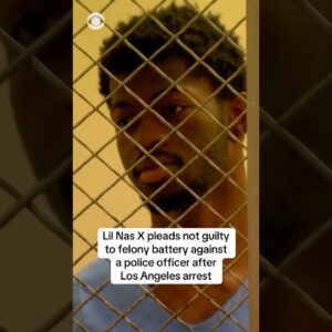 Lil Nas X, or Montero Lamar Hill, pleads not guilty to felony charges #shorts