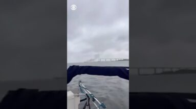 Explosion reported aboard commercial vessel near Baltimore’s Francis Scott Key Bridge #shorts