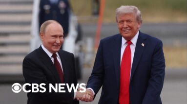 Putin gets red carpet treatment at Trump summit in Alaska