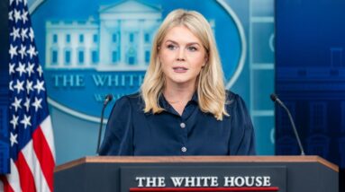 Watch Live: White House holds briefing ahead of Trump's planned meeting with Putin in Alaska