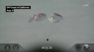 SpaceX Capsule Safely Returns Four Astronauts to Earth
