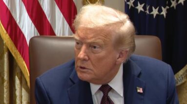 Trump comments on Taylor Swift-Travis Kelce engagement, takes questions on Fed, China, more
