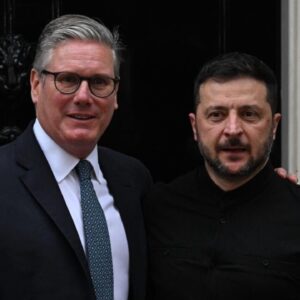 Zelenskyy meets with U.K.'s Starmer ahead of Trump-Putin summit