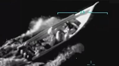 Video shows U.S. strike against drug-carrying vessel from Venezuela, Trump administration says