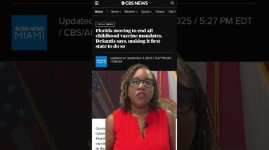 Florida moving to end all childhood vaccine mandates, Gov. DeSantis says #shorts