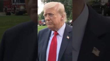 Trump says he spoke with Charlie Kirk’s wife, Erika, who was “devastated” #shorts