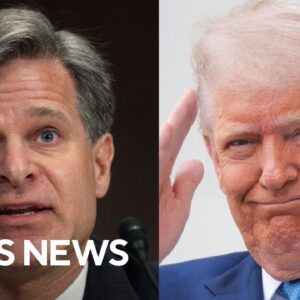 Trump accuses former FBI Director Christopher Wray of inappropriate behavior
