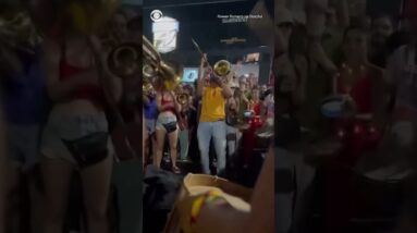 Brazilians celebrate after Bolsonaro sentenced to prison #shorts