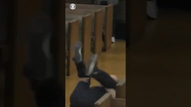 New Jersey city council candidate protests property tax hike by breakdancing at meeting #shorts