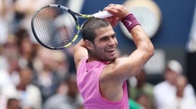 Carlos Alcaraz defeats Novak Djokovic to head to U.S. Open final