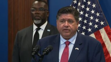 Illinois Gov. JB Pritzker, Chicago Mayor Brandon Johnson address Trump plan for troops in Chicago