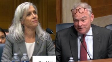 Watch: Tim Kaine apologizes to ex-CDC director for questioning her backbone during confirmation