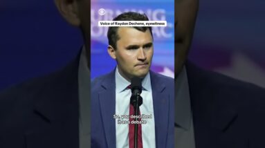 Eyewitness describes moment Charlie Kirk was shot #shorts
