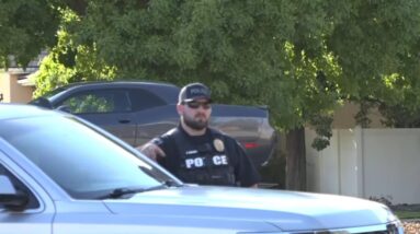 FBI searches childhood home of Charlie Kirk killing suspect