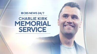 Watch Live: Charlie Kirk memorial service attended by Trump, Vance and others in Arizona
