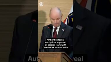 Authorities reveal inscriptions on casings found with Charlie Kirk shooting suspect's rifle #shorts