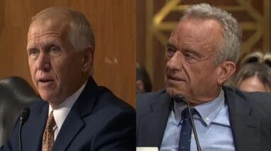 Watch: Sen. Tillis points out RFK Jr.'s contradictory statements during Senate hearing