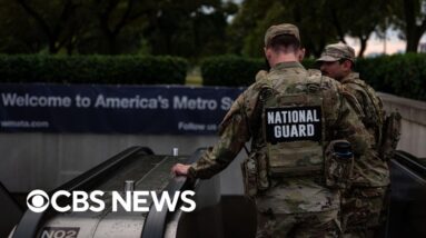 Majority of Americans against Trump's National Guard deployments, CBS News poll shows