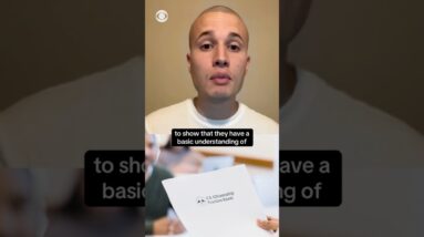 U.S. government adds more questions to civics test needed to become American citizen #shorts