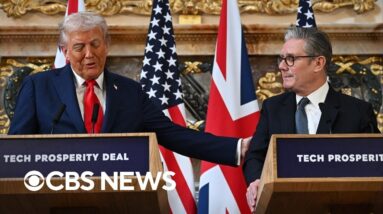 Trump asked about Putin, Gaza, Kimmel and more before wrapping up U.K. visit