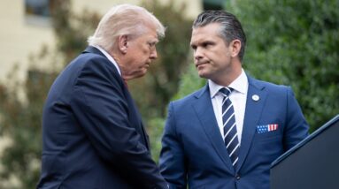 Watch Live: Trump delivers remarks to U.S. military leaders at rare meeting at Quantico