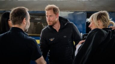 Prince Harry in Ukraine supporting wounded soldiers