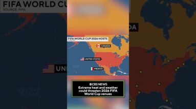 Extreme heat and weather could threaten 2026 FIFA World Cup venues #shorts