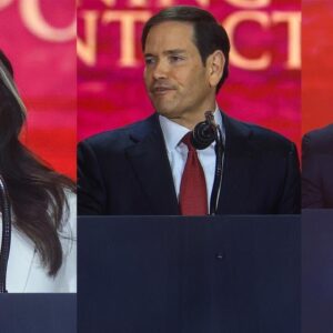 Tulsi Gabbard, Marco Rubio and Pete Hegseth speak at Charlie Kirk memorial